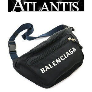 Balenciaga Body Belt Crossbody Bag Waist Black Nylon